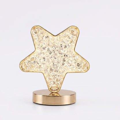 Acrylic LED Star Moon Table Lamp