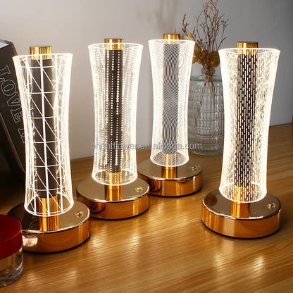 Modern LED Crystal Table Lamp
