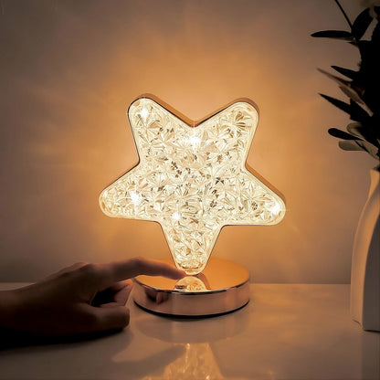 Crystal star lamp