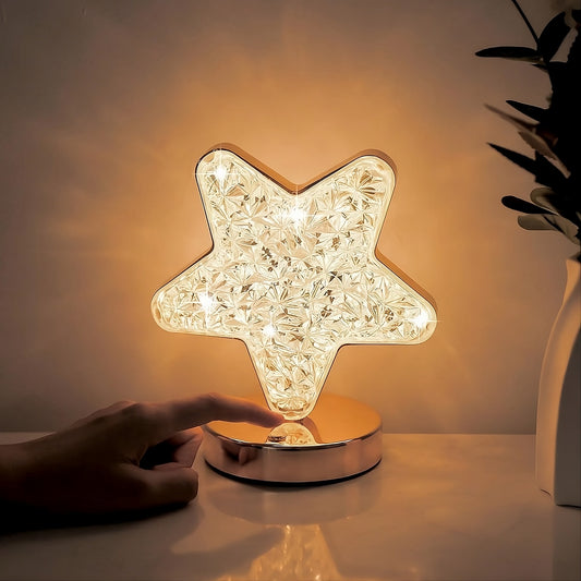 Crystal star lamp