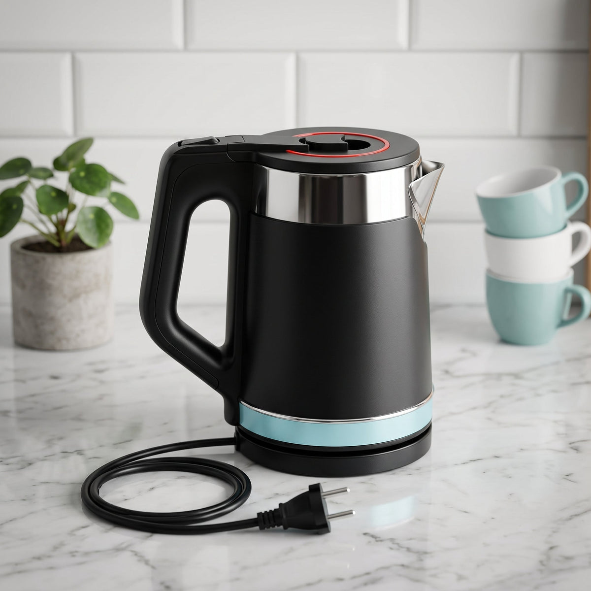 Fast Boiling & Modern Kitchen Design – 2.L 1000W Electric Kettle