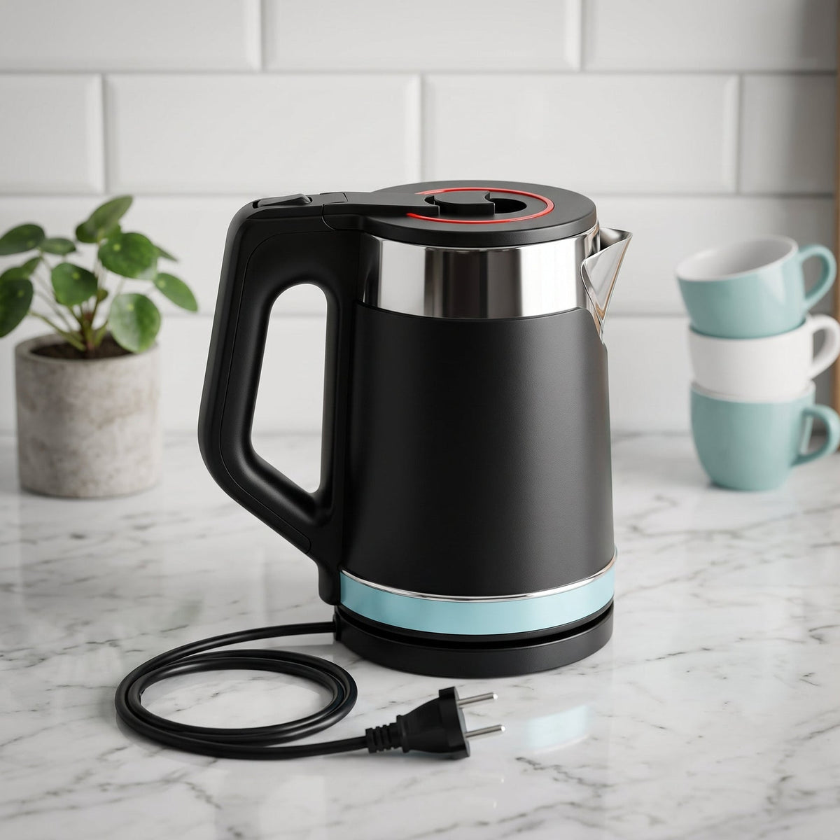 Fast Boiling & Modern Kitchen Design – 2.L 1000W Electric Kettle