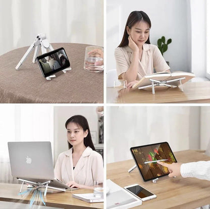 Foldable laptop stand for bed