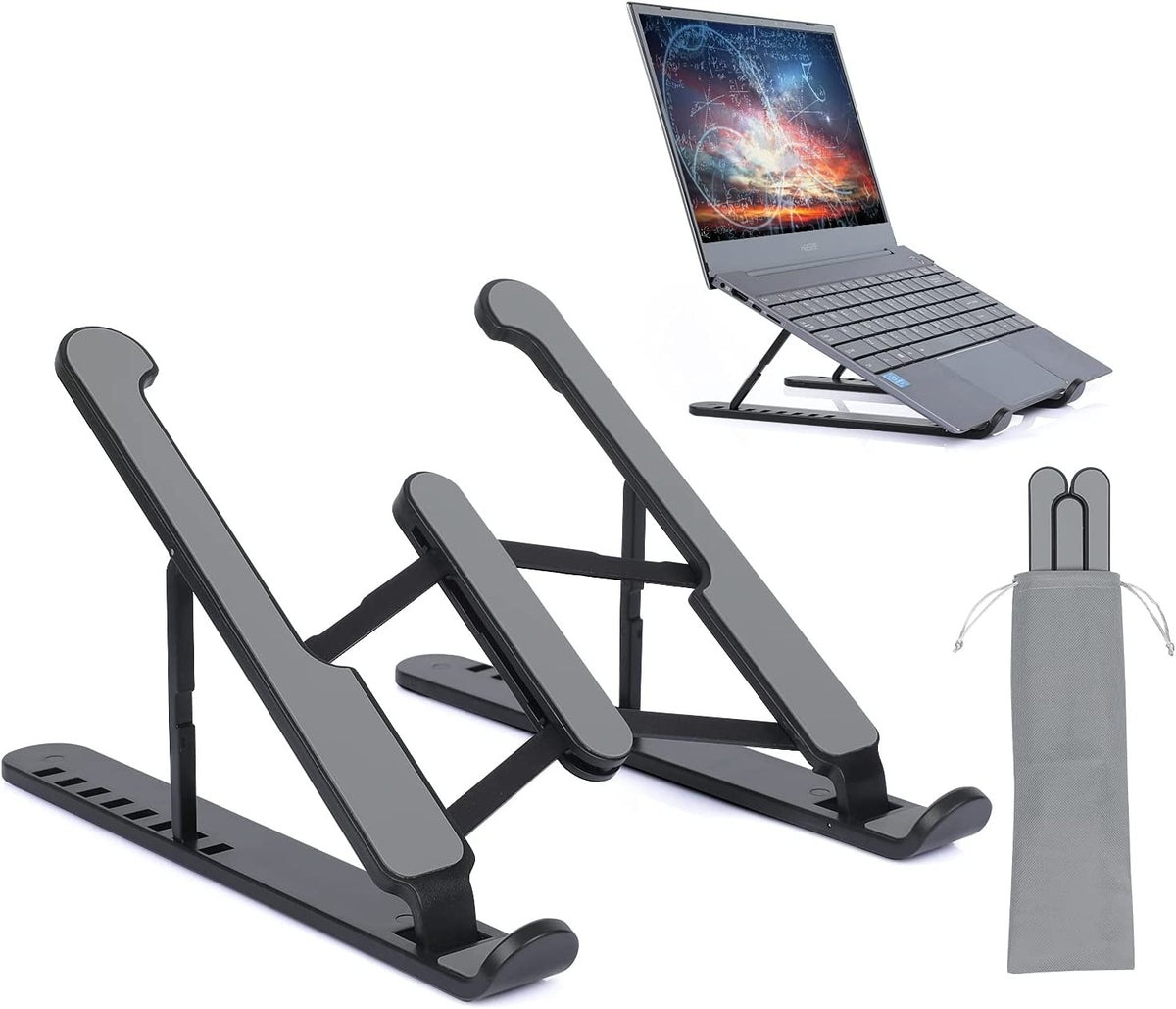 Foldable laptop stand for bed