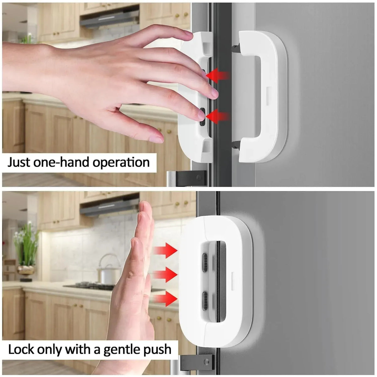Refrigerator Lock for Child Safety