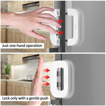 Refrigerator Lock for Child Safety