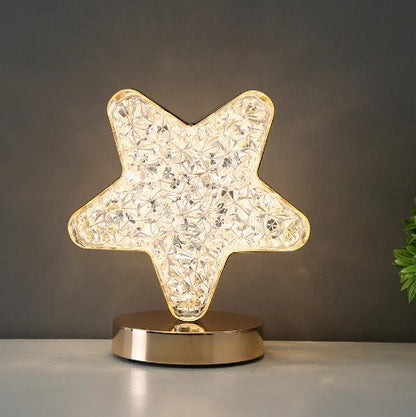 Acrylic LED Star Moon Table Lamp