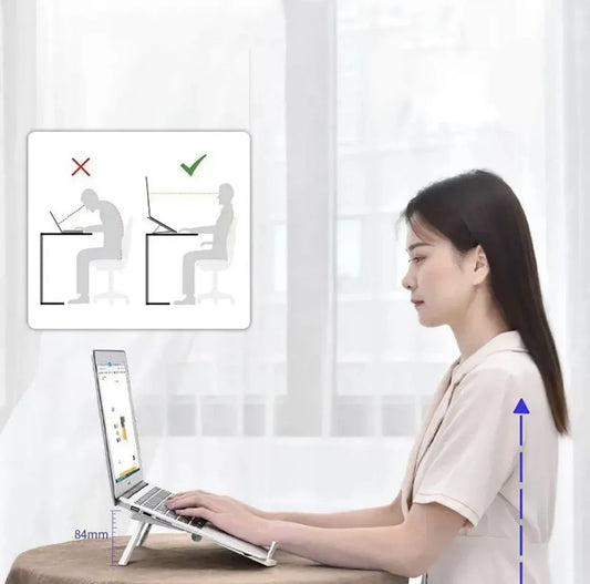 Foldable laptop stand for bed