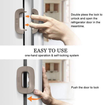 Refrigerator Lock for Child Safety